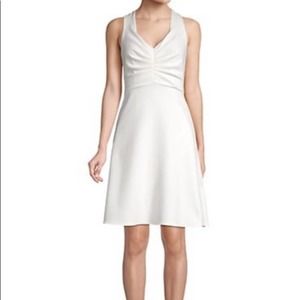 NEW Kobi Halperin Ruched Front Scuba Fit and Flare Dress Size 8